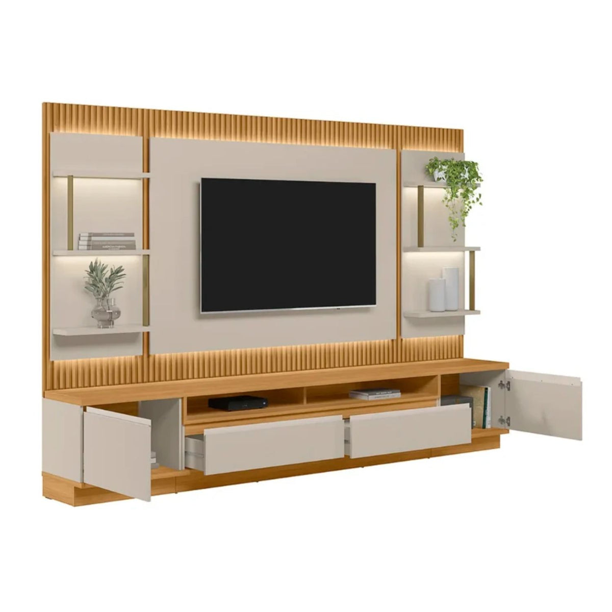 Home TV 70" Sao Paulo Cinamomo/Off White 2C 2P Di Poretti