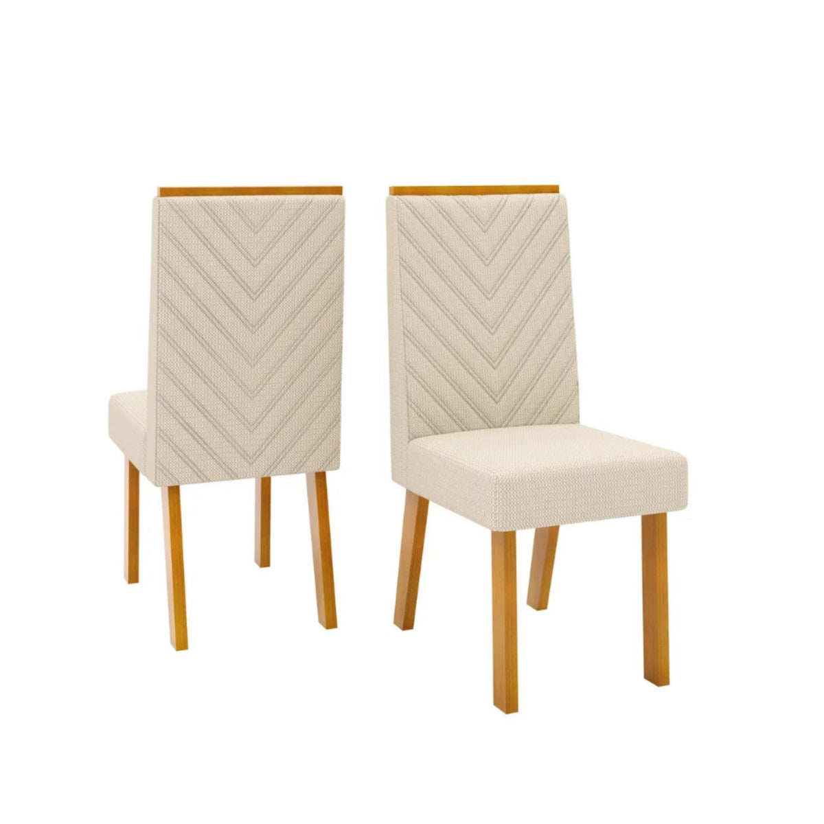 Juego de Comedor Liz 6 Sillas Beige Di Poretti