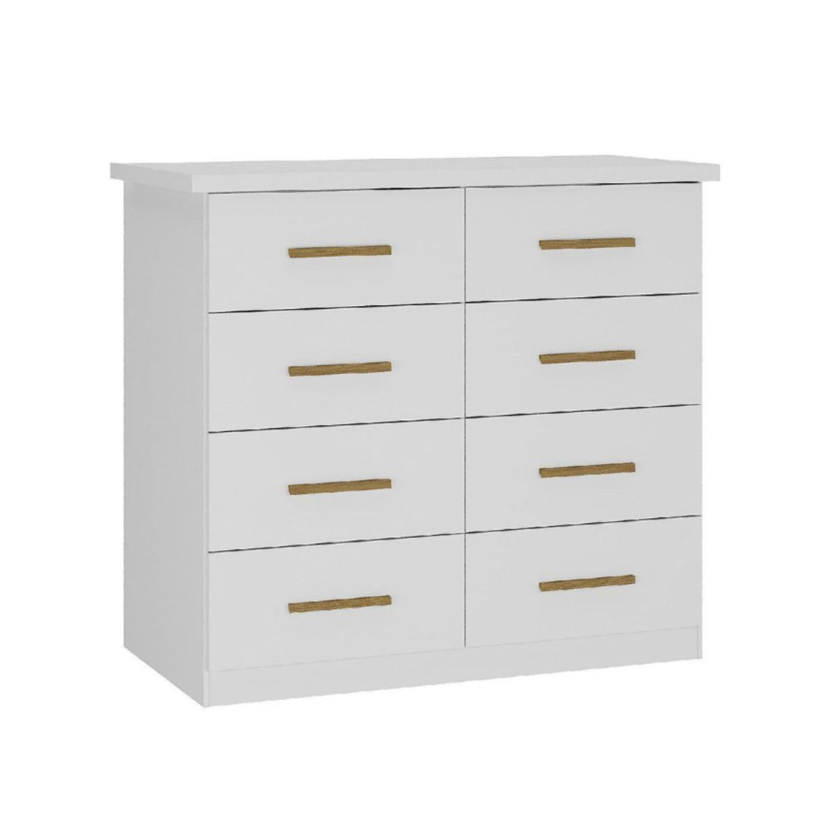 Cómoda Magnus 8 Cajones Blanco Di Poretti