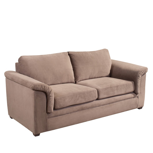 Sofá 3 Cuerpos Ancona Velvet Beige Latam Home