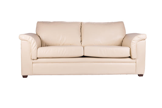 Sofá 3 Cuerpos Ancona PU Grano Beige Latam Home