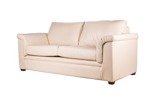 Sofá 3 Cuerpos Ancona PU Grano Beige Latam Home