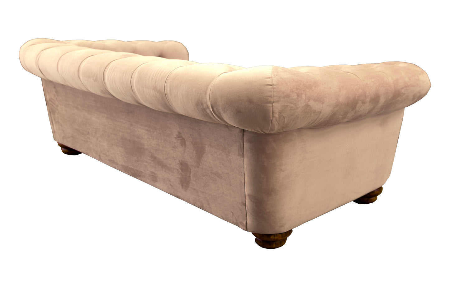 Sofá 3 Cuerpos Florencia Velvet Beige Latam Home