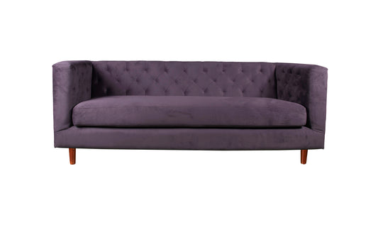 Sofá 3 Cuerpos Brescia Velvet Lila Latam Home