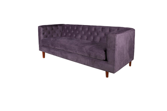 Sofá 3 Cuerpos Brescia Velvet Lila Latam Home