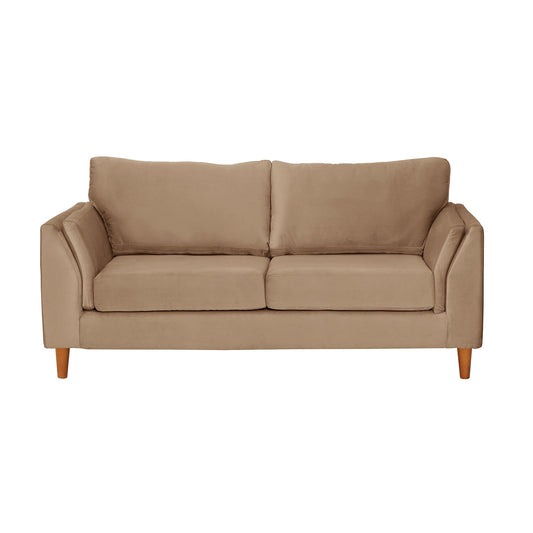 Sofá 2 Cuerpos Milán Velvet Beige Latam Home