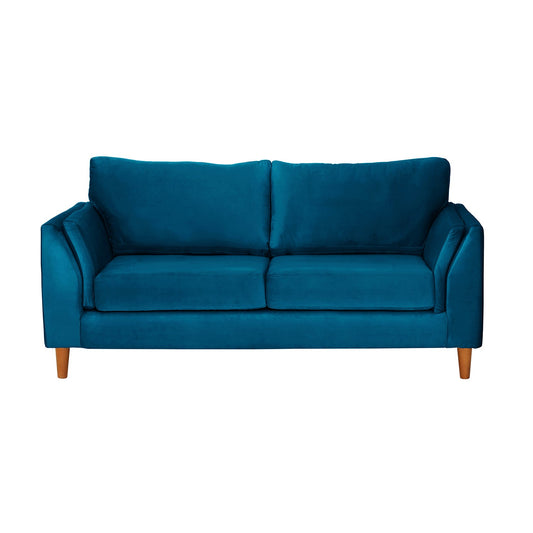 Sofá 2 Cuerpos Milán Velvet Azul petróleo Latam Home