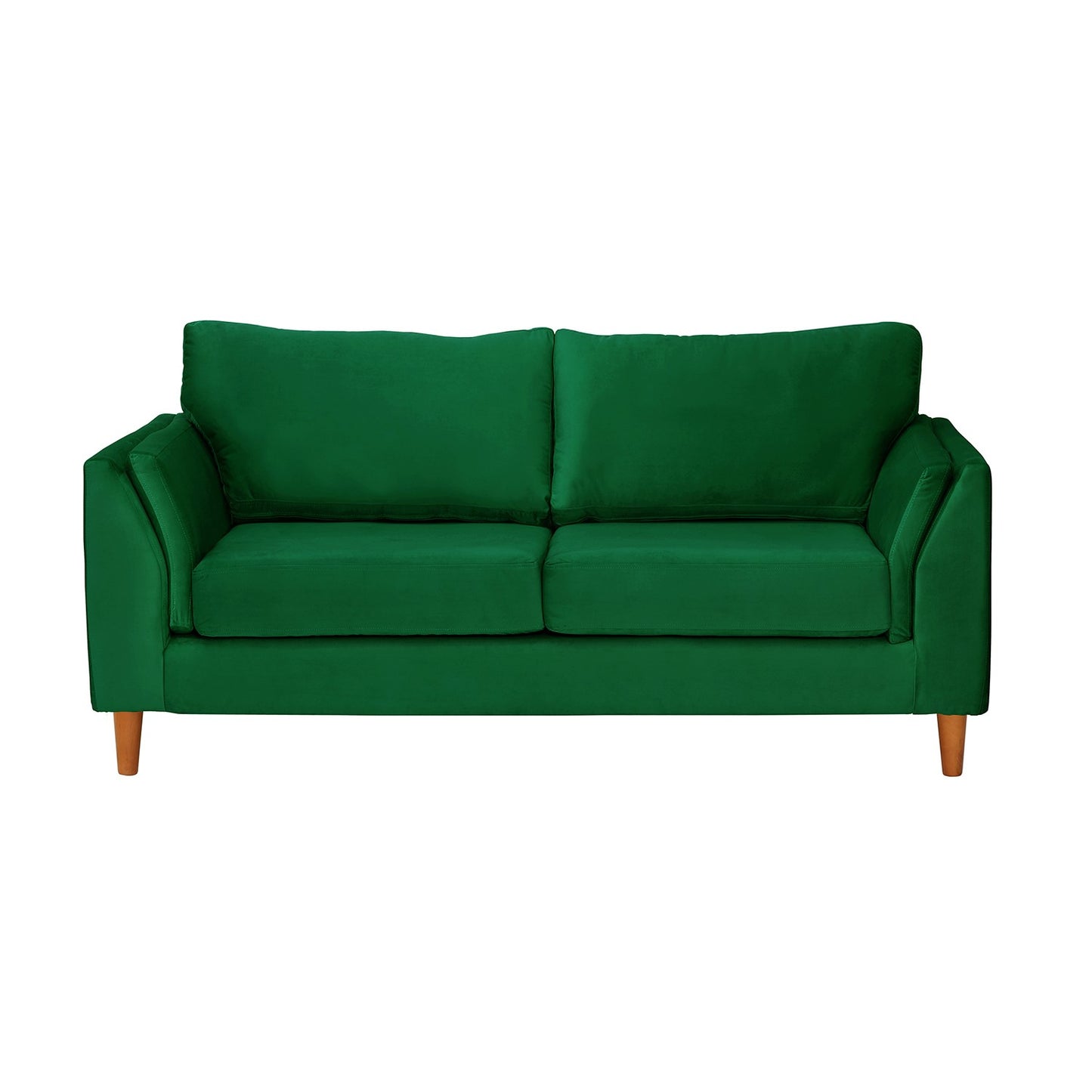 Sofá 2 Cuerpos Milán Velvet Verde Latam Home