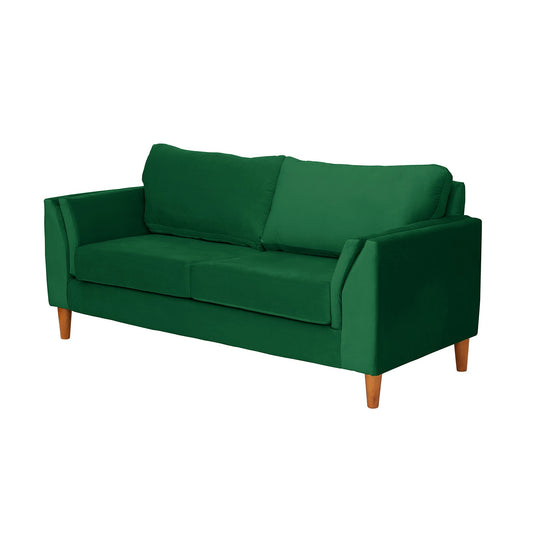 Sofá 2 Cuerpos Milán Velvet Verde Latam Home