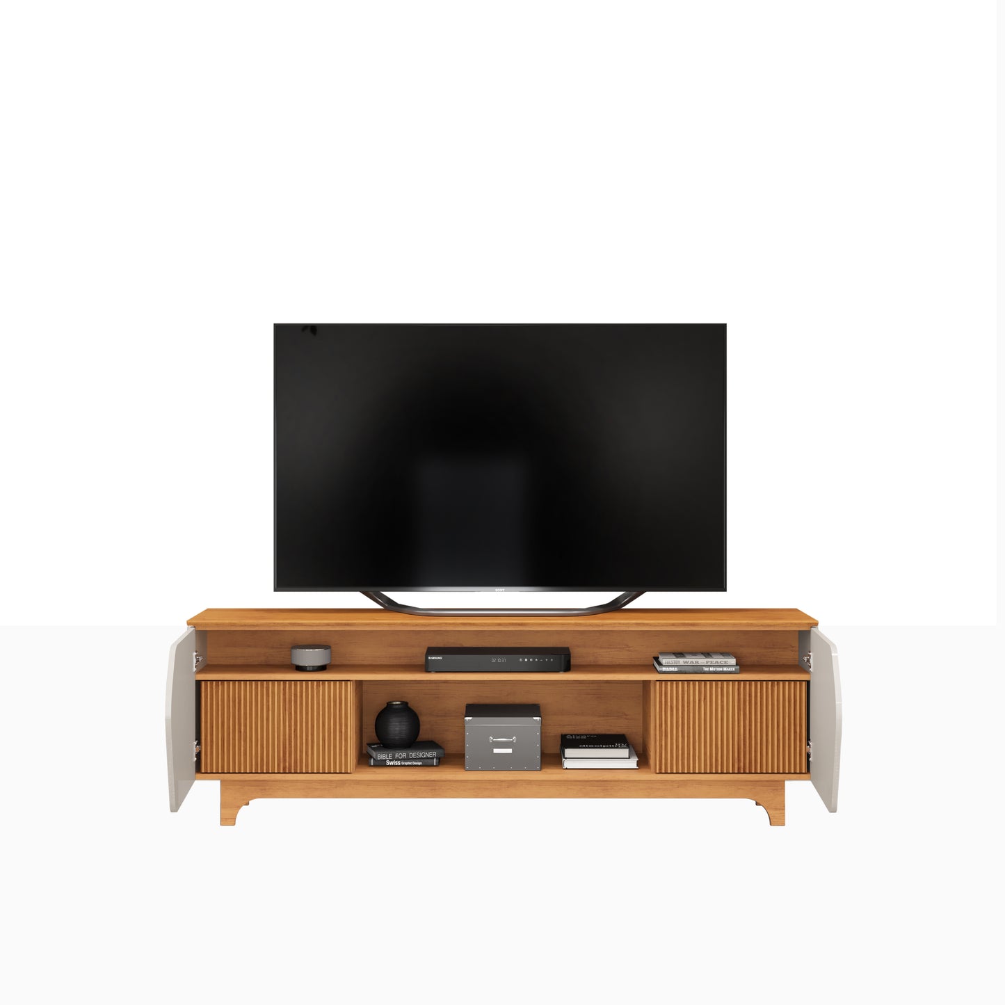 Rack TV Helo 75" 4P Di Poretti