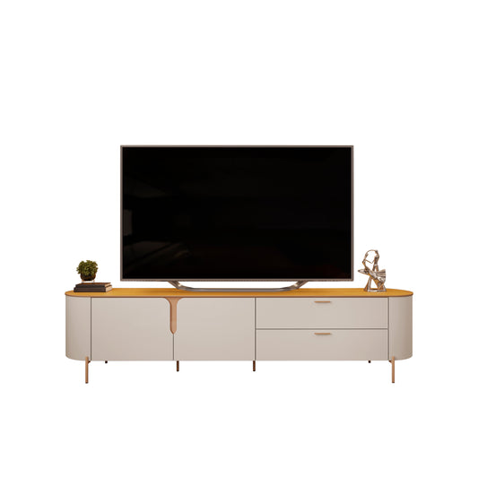 Rack Tv Celine 70" 2C 2P Café Di Poretti