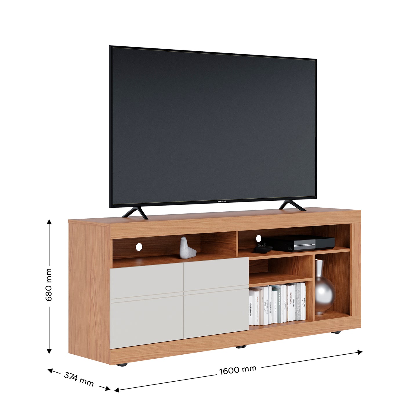 Rack TV Inaja TV 65" 2P Di Poretti