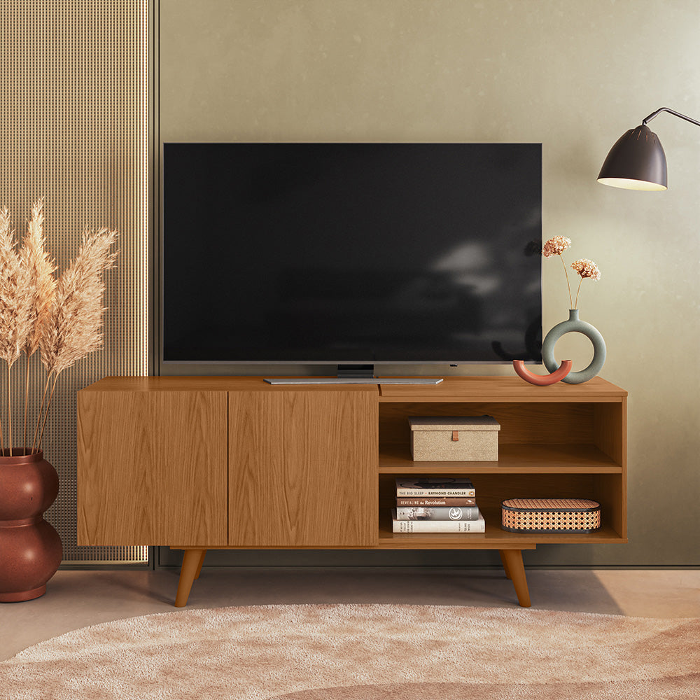Rack TV Aldan TV 55" 2P Café Di Poretti