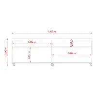 Rack 65 " Cross Natural Altavision