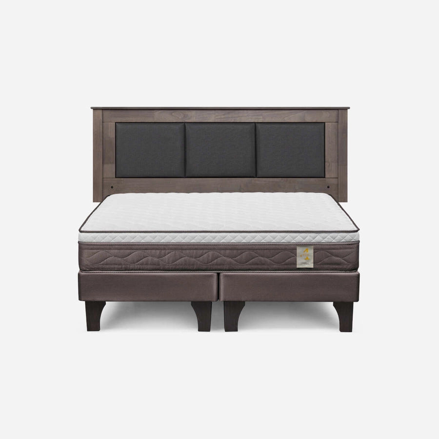 Cama New Style 4 Plus 2 Plazas + Respaldo Rachel Rosen