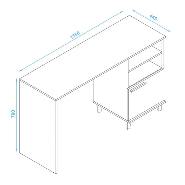 Escritorio Fendi Home Mobili