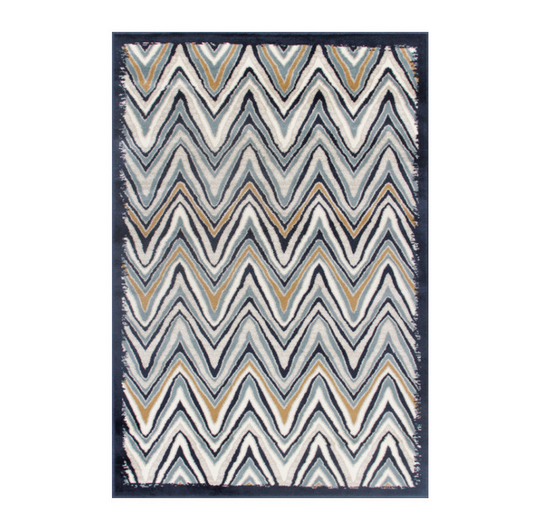 Heatset Satchi Rainbow 160 x 235 Navy Idetex