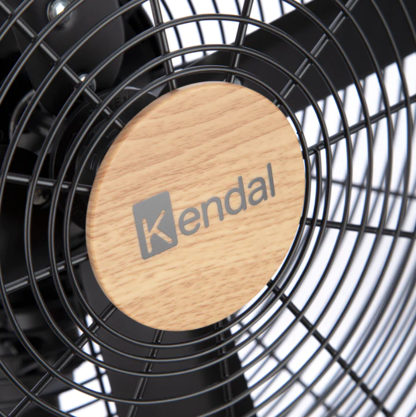 Ventilador de pie 16 pulgadas Metal/Madera Kendal