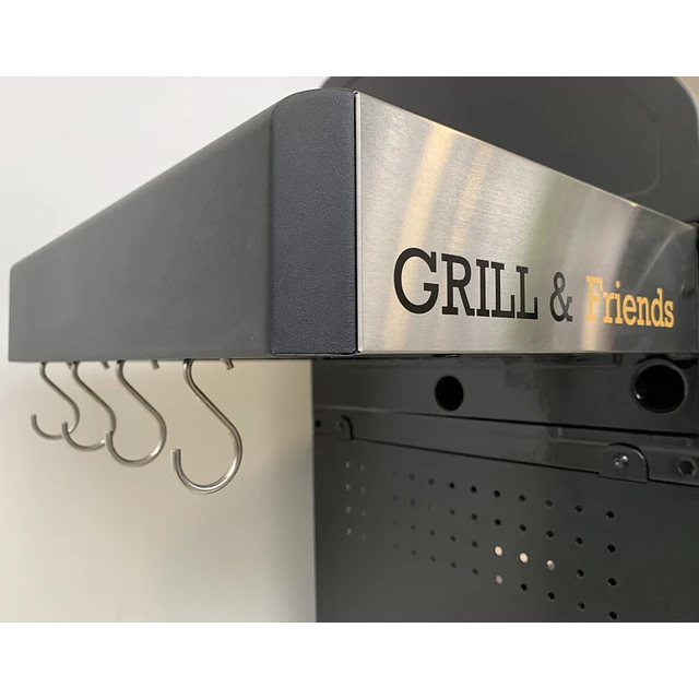 Parrilla a Gas 4 Quemadores Griller 4QA Led Inox Ursus Trotter