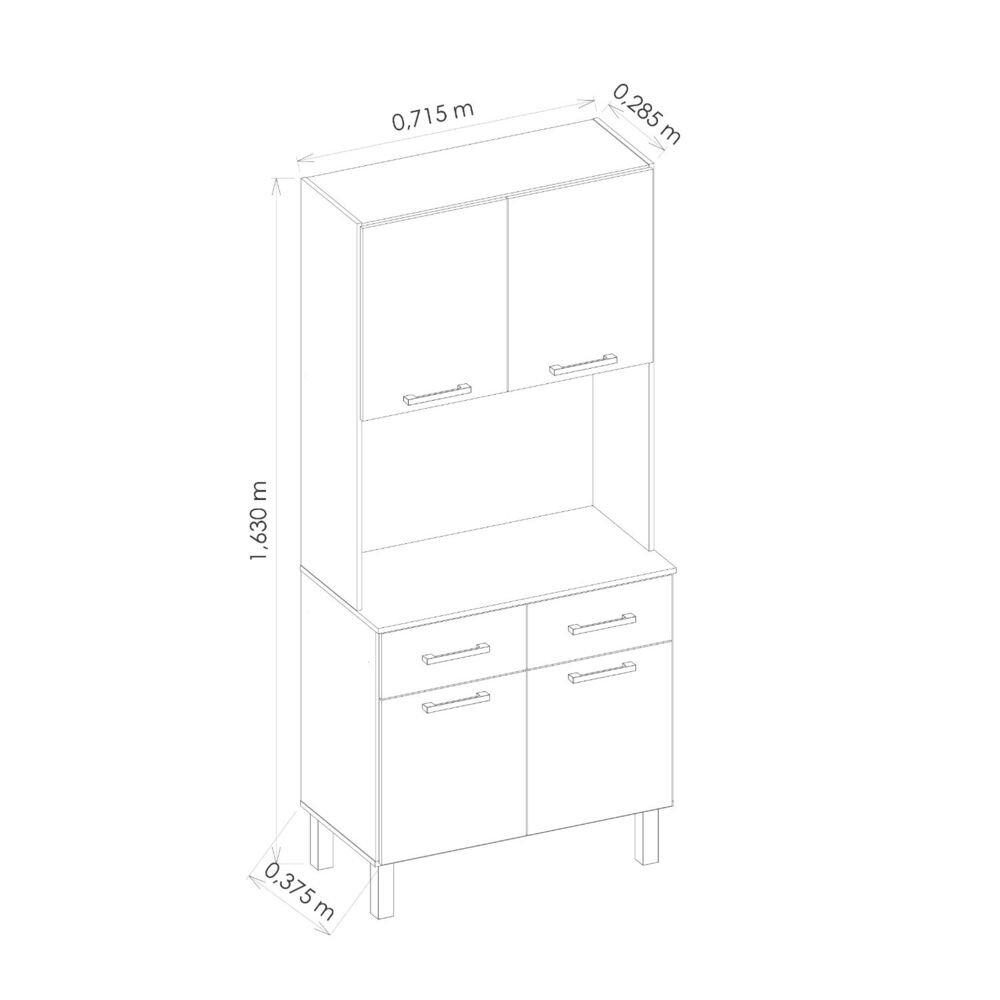 Kit Cocina Serena Cinamomo/Off White Altavisión