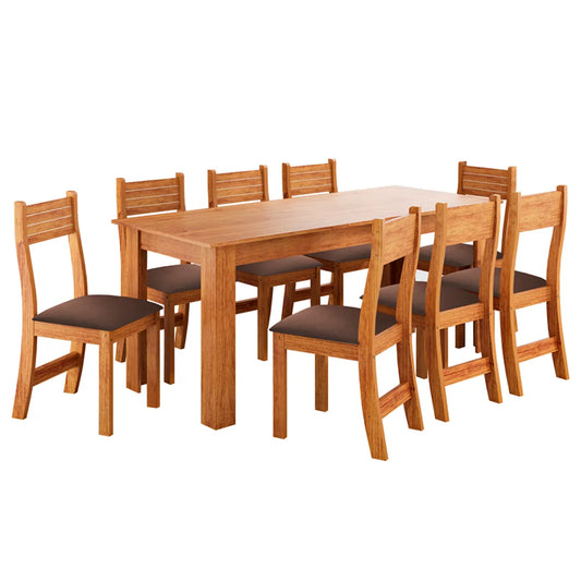 Juego de Comedor 8 Sillas Tomás Café Altavisión