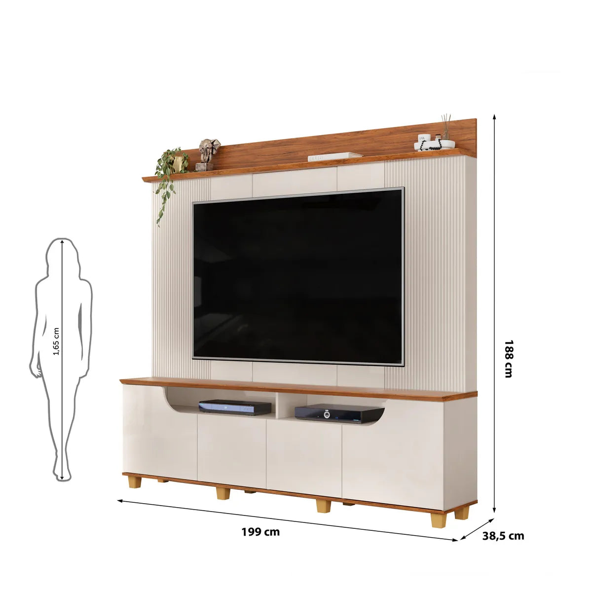 Home Gama 75" Off White/Freijo Altavisión