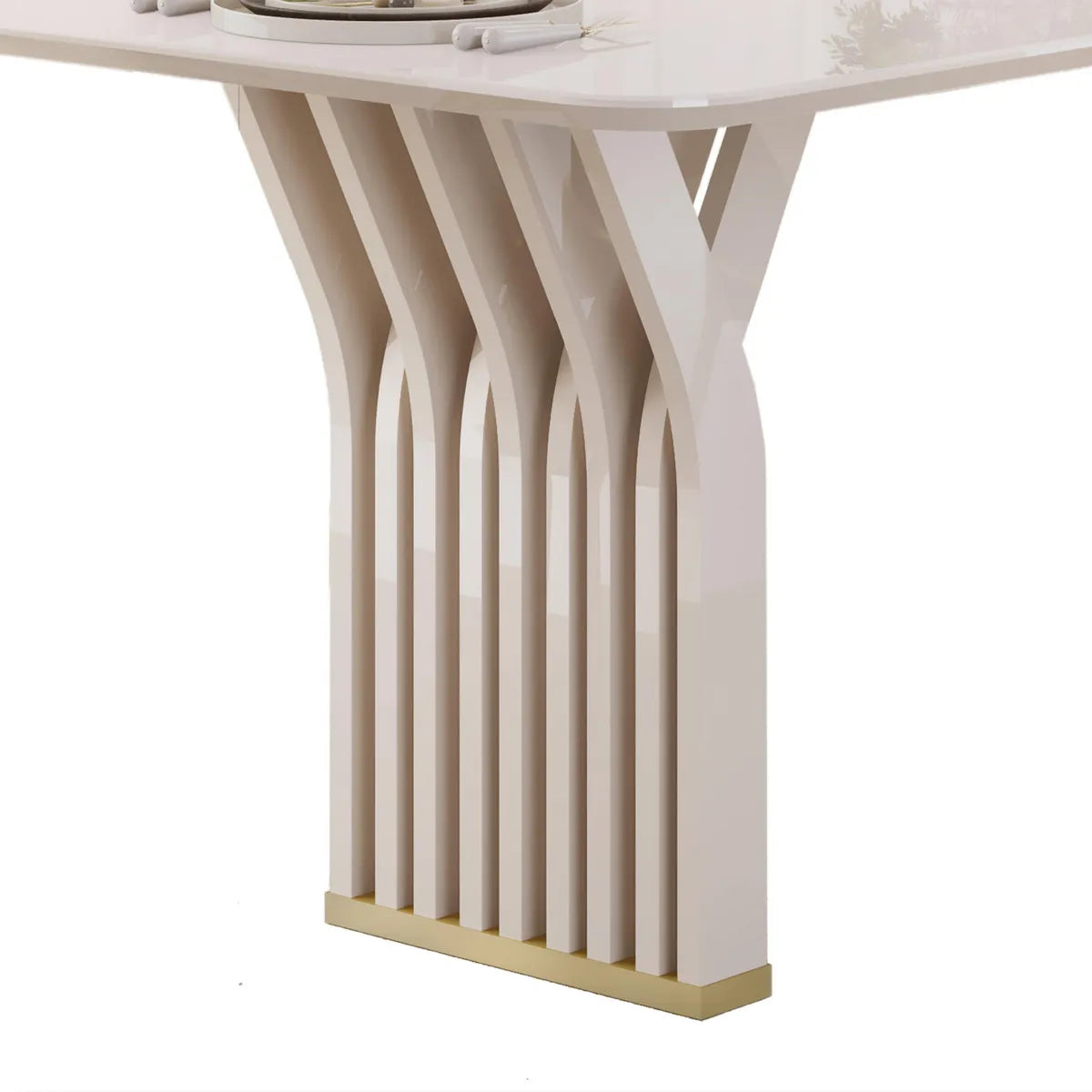 Comedor 6 sillas Yara Blanco Off White Altavisión