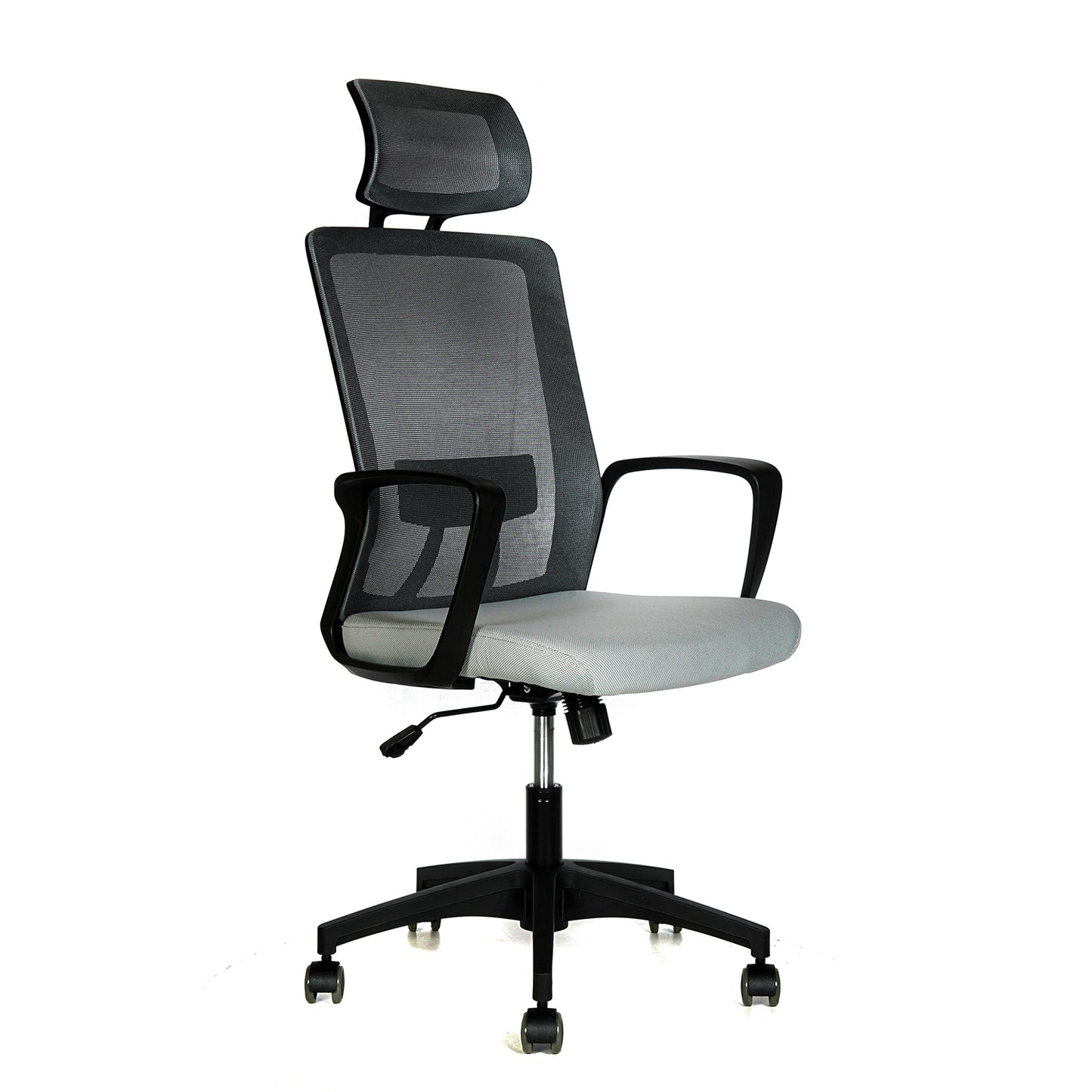 Silla de escritorio Happy Cabecera Gris One Sit