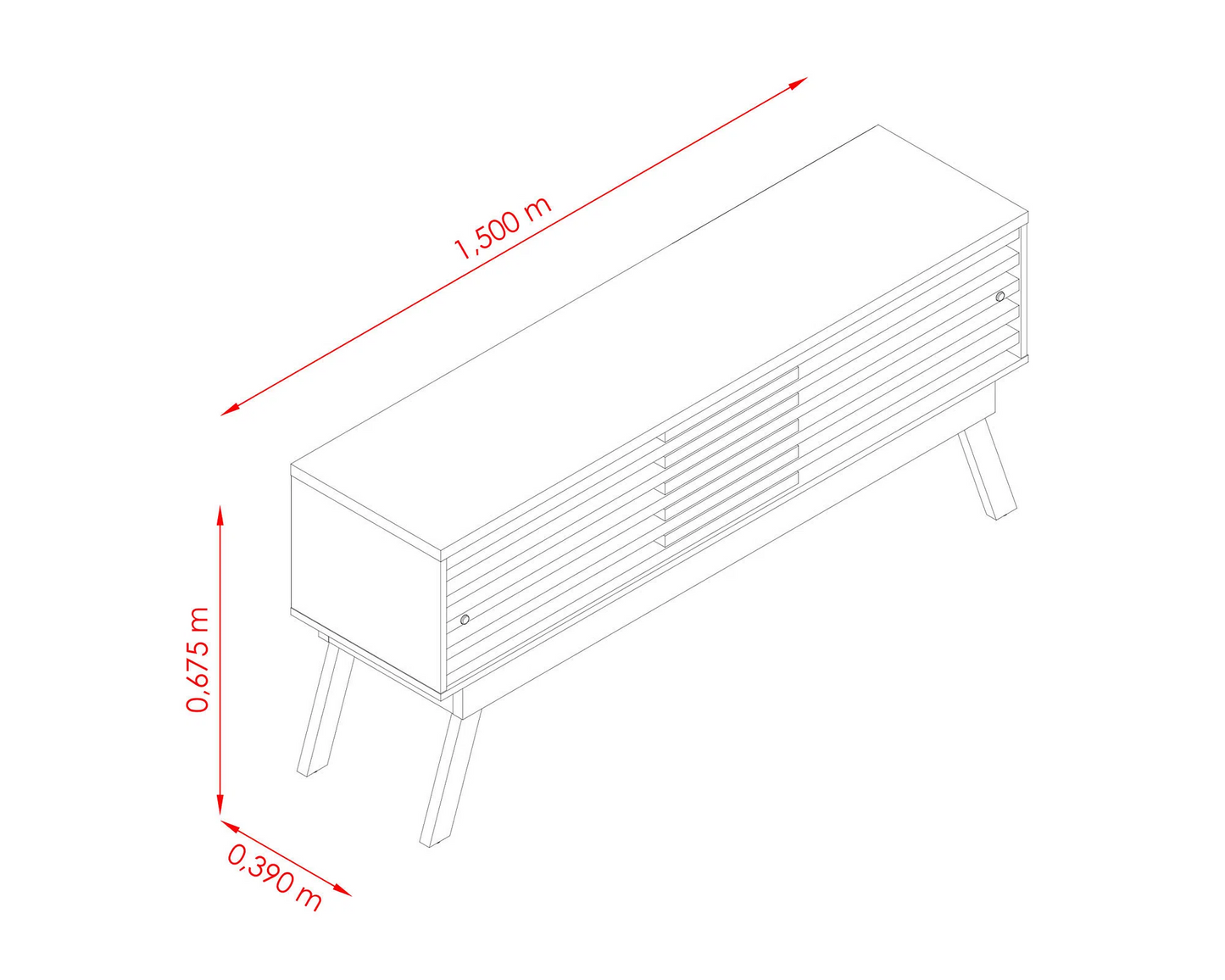 Rack TV 65'' Frizz 150 Altavisión